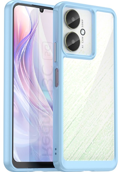 Xiaomi Redmi 13C 5g Kılıf, Şeffaf Tasarımlı Darbeye Dayanıklı Telefon Kılıfı, Tampon Hibrit Şeffaf Kapak Xiaomi Redmi 13C 5g (Yurt Dışından)