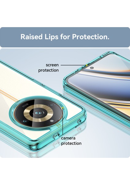 Oppo Realme Narzo 60 Pro 5g Kılıf, Şeffaf Tasarımlı Darbeye Dayanıklı Telefon Kılıfı, Tampon Hibrit Şeffaf Kapak Oppo Realme Narzo 60 Pro 5g (Yurt Dışından) fiyatları