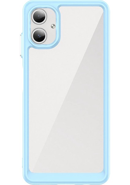 Samsung Galaxy A06 Kılıf, Şeffaf Tasarımlı Darbeye Dayanıklı Telefon Kılıfı, Tampon Hibrit Şeffaf Kapak Samsung Galaxy A06 (Yurt Dışından)