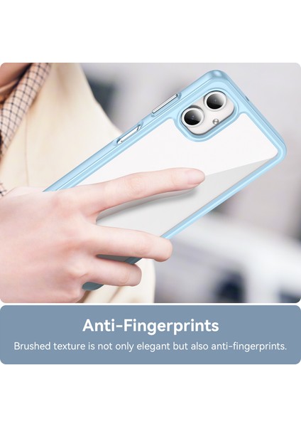 Samsung Galaxy A06 Kılıf, Şeffaf Tasarımlı Darbeye Dayanıklı Telefon Kılıfı, Tampon Hibrit Şeffaf Kapak Samsung Galaxy A06 (Yurt Dışından)