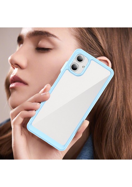 Samsung Galaxy A06 Kılıf, Şeffaf Tasarımlı Darbeye Dayanıklı Telefon Kılıfı, Tampon Hibrit Şeffaf Kapak Samsung Galaxy A06 (Yurt Dışından)