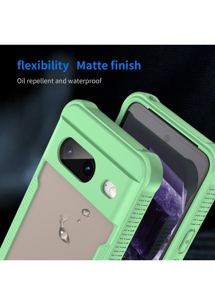 Google Pixel 8 Kılıf, Darbeye Dayanıklı Telefon Tampon Kılıfı, Çizilmez Telefon Kılıfı Kılıfı Google Pixel 8 (Yurt Dışından)