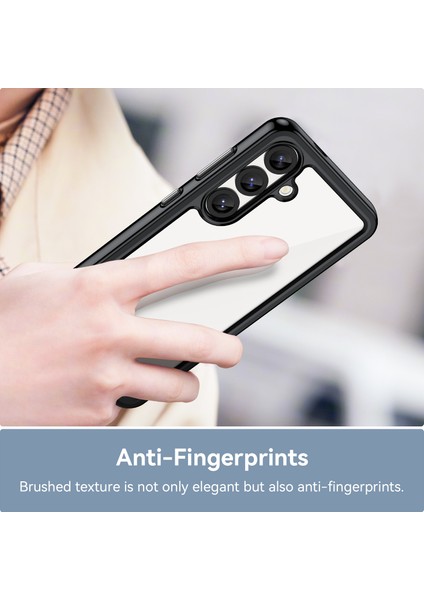 Samsung Galaxy S25 Plus Kılıf, Şeffaf Tasarımlı Darbeye Dayanıklı Telefon Kılıfı, Tampon Hibrit Şeffaf Kapak Samsung Galaxy S25 Plus (Yurt Dışından)