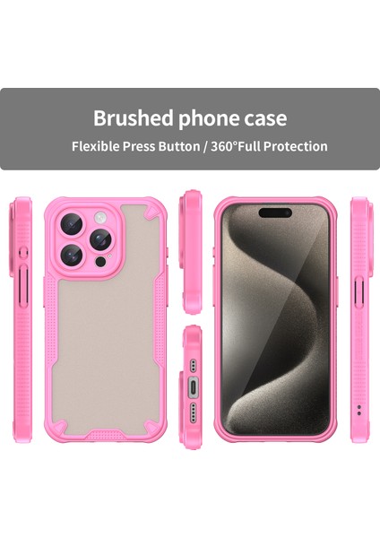 IPhone 15 Pro Kılıf, Darbeye Dayanıklı Telefon Tampon Kılıfı, Çizilmez Telefon Kılıfı Kılıfı IPhone 15 Pro (Yurt Dışından) modelleri