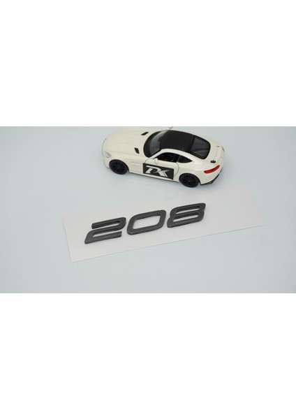Peugeot Yeni 208 Bagaj 3m 3D Koyu Gri Abs Yazı Logo fiyatları