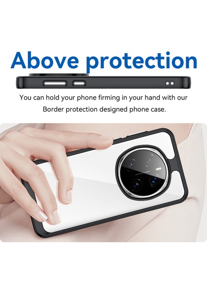 Huawei Honor Magic 7 Pro Kılıf, Şeffaf Tasarımlı Darbeye Dayanıklı Telefon Kılıfı, Tampon Hibrit Şeffaf Kapak Huawei Honor Magic 7 Pro (Yurt Dışından)