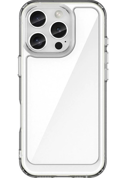 IPhone 16 Pro Max Kılıf, Şeffaf Tasarımlı Darbeye Dayanıklı Telefon Kılıfı, Tampon Hibrit Şeffaf Kapak IPhone 16 Pro Max (Yurt Dışından)