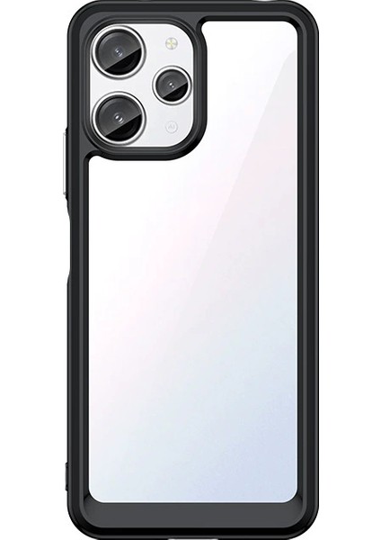 Xiaomi Poco M6 Pro Kılıf, Şeffaf Tasarımlı Darbeye Dayanıklı Telefon Kılıfı, Tampon Hibrit Şeffaf Kapak Xiaomi Poco M6 Pro (Yurt Dışından)