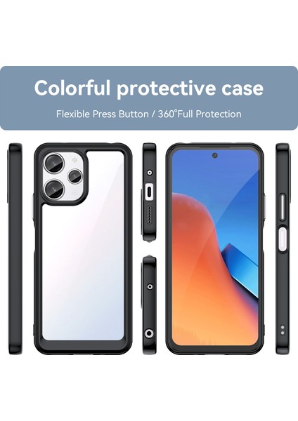 Xiaomi Poco M6 Pro Kılıf, Şeffaf Tasarımlı Darbeye Dayanıklı Telefon Kılıfı, Tampon Hibrit Şeffaf Kapak Xiaomi Poco M6 Pro (Yurt Dışından) fiyatları