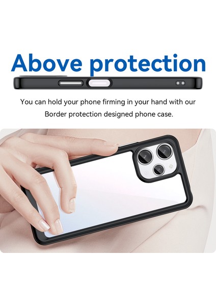 Xiaomi Poco M6 Pro Kılıf, Şeffaf Tasarımlı Darbeye Dayanıklı Telefon Kılıfı, Tampon Hibrit Şeffaf Kapak Xiaomi Poco M6 Pro (Yurt Dışından) indirimleri