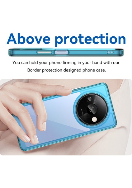 Xiaomi Redmi A3 Kılıf, Şeffaf Tasarımlı Darbeye Dayanıklı Telefon Kılıfı, Tampon Hibrit Şeffaf Kapak Xiaomi Redmi A3 (Yurt Dışından) fırsatları
