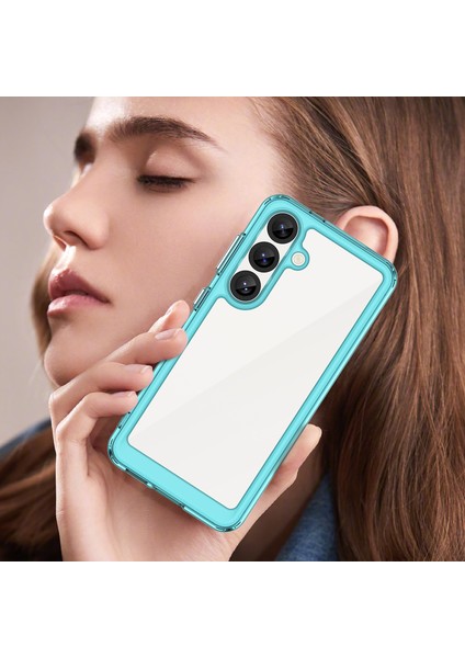 Samsung Galaxy S25 Plus Kılıf, Şeffaf Tasarımlı Darbeye Dayanıklı Telefon Kılıfı, Tampon Hibrit Şeffaf Kapak Samsung Galaxy S25 Plus (Yurt Dışından)