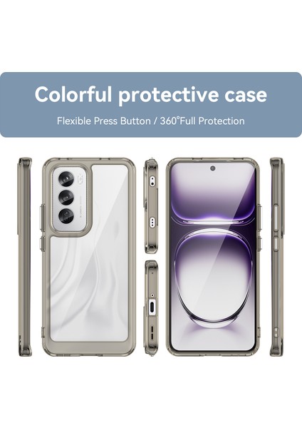 Oppo Reno 12 Pro Kılıf, Şeffaf Tasarımlı Darbeye Dayanıklı Telefon Kılıfı, Tampon Hibrit Şeffaf Kapak Oppo Reno 12 Pro (Yurt Dışından) modelleri