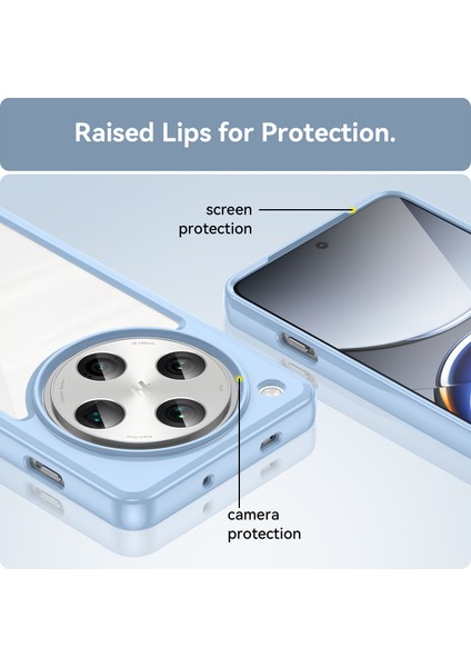 Oppo Find X8 Pro Kılıf, Şeffaf Tasarımlı Darbeye Dayanıklı Telefon Kılıfı, Tampon Hibrit Şeffaf Kapak Oppo Find X8 Pro (Yurt Dışından) fırsatları