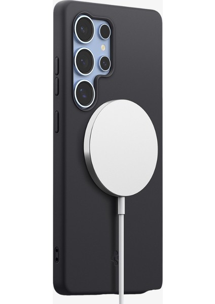 Galaxy S25 Ultra Kılıf Silicone Fit (Silikon) MagFit özellikli Black - ACS09017 modelleri