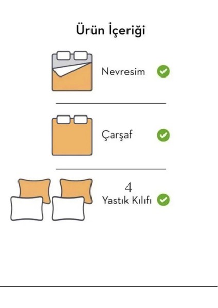 Açelya Yavruağzı Çift Kişilik Çarşafı Lastikli Nevresim Takımı 6 Parça indirimleri