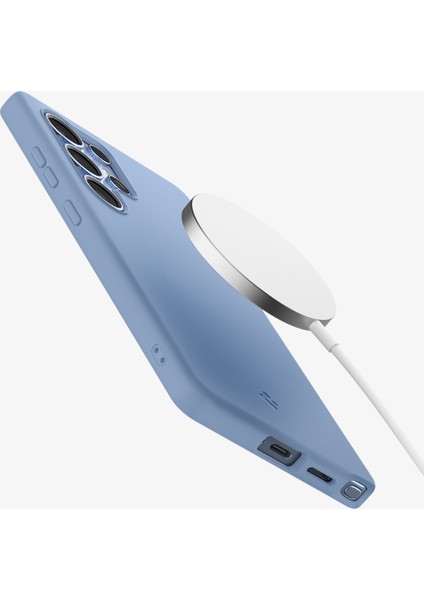 Galaxy S25 Ultra Kılıf Silicone Fit (Silikon) MagFit özellikli Sapphire Blue - ACS09018 fırsatları