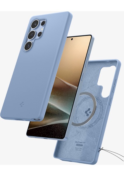 Galaxy S25 Ultra Kılıf Silicone Fit (Silikon) MagFit özellikli Sapphire Blue - ACS09018 fiyatları