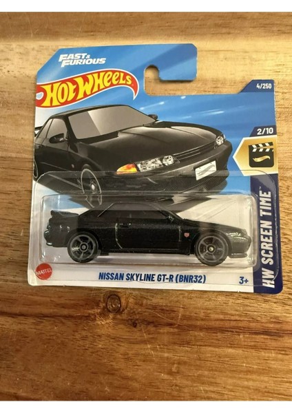 2025 Tekli Araba Fast And Furious Nissan Skyline GT-R(BNR32) Siyah