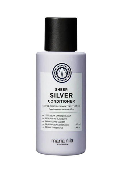 Sheer Silver Sarı Saçlar Için Turuncu Önleyici Mor Tonlama Kremi 100ML