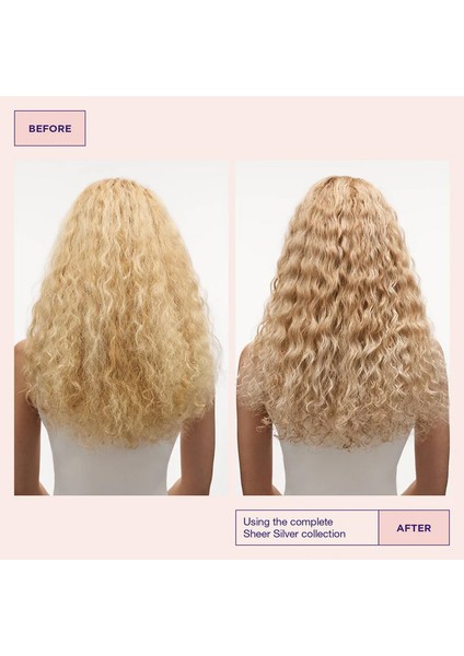 Sheer Silver Sarı Saçlar Için Turuncu Önleyici Mor Tonlama Kremi 100ML fiyatları