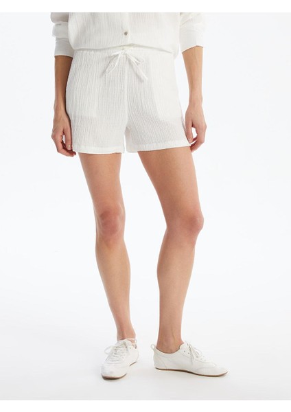 Lcw Vision Beli Lastikli Dokulu Kadın Şort fiyatları
