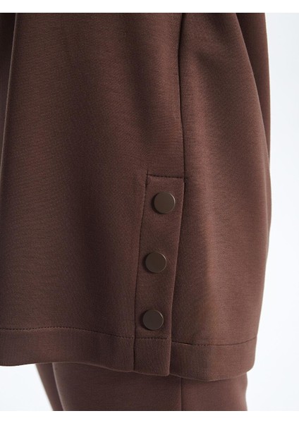 Lcwaıkıkı Classic Düz Oversize Kadın Hoodie modelleri