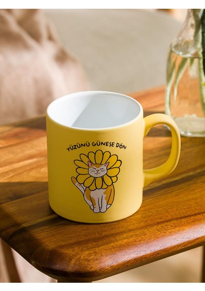 Lcw Home Karışık Çiçek Baskılı Seramik Kupa 320 ml