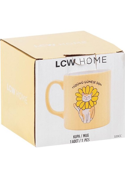 Lcw Home Karışık Çiçek Baskılı Seramik Kupa 320 ml