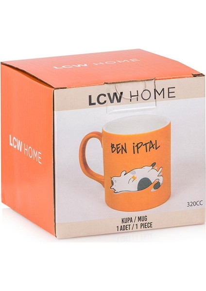 Lcw Home Karışık Kedi Baskılı Seramik Kupa 320 ml