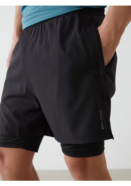 Xsıde Actıve Slim Fit Erkek Taytlı Şort