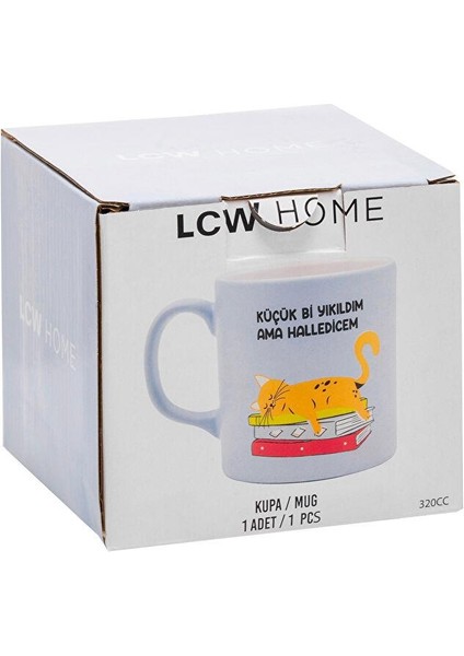 Lcw Home Karışık Kedi Baskılı Seramik Kupa 320 ml