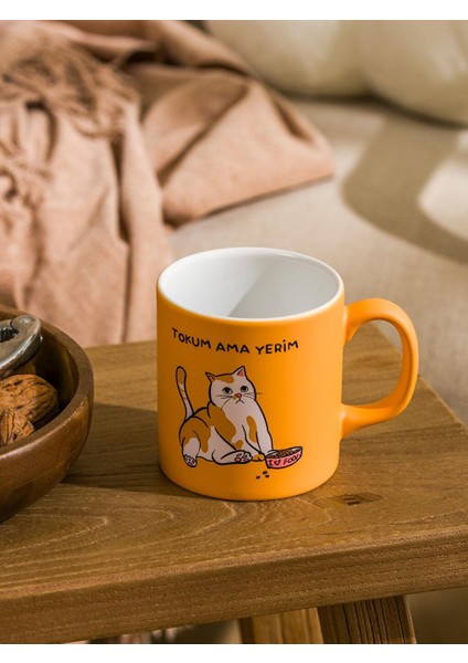 Lcw Home Karışık Kedi Baskılı Seramik Kupa 320 ml