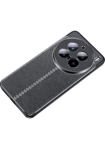 Vivo X200 Pro Kılıf Niss Deri Desen Silikon