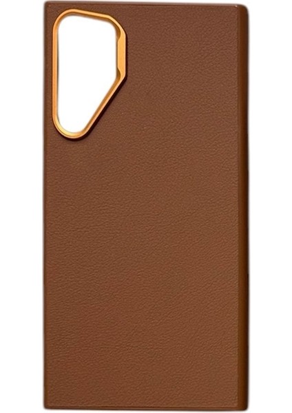 Samsung Galaxy S25 Plus Kılıf Vegan Deri Silikon