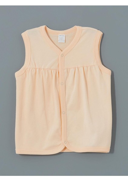 Lcw Baby V Yaka Basic Kız Bebek Yelek