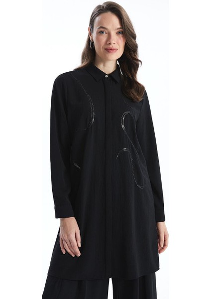 Lcw Grace Pul Işlemeli Kadın Gömlek Tunik