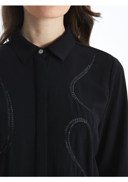 Lcw Grace Pul Işlemeli Kadın Gömlek Tunik modelleri