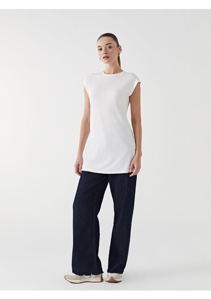Lcw Modest Bisiklet Yaka Kadın Tunik