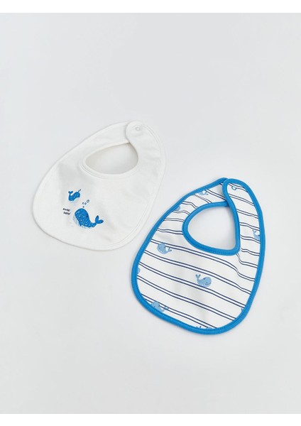 Lcw Baby Baskılı Erkek Bebek Mama Önlüğü 2'li
