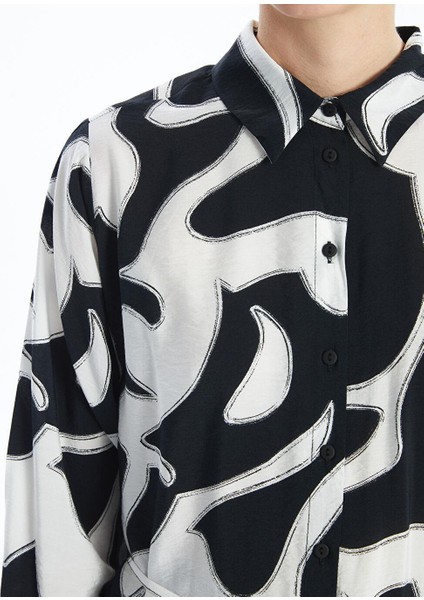Lcwaıkıkı Classic Desenli Kadın Gömlek Tunik modelleri