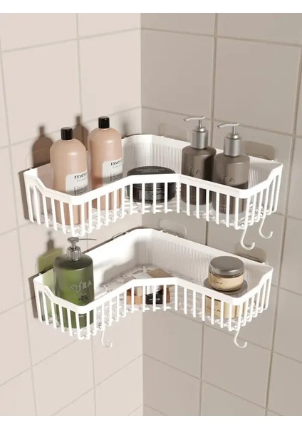 Yapışkanlı Duş Banyo Mutfak Köşesi Sabunluğu.1 Adet