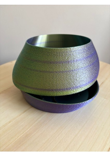 Ody Pot Mystic Colourful Su Hazneli Saksı