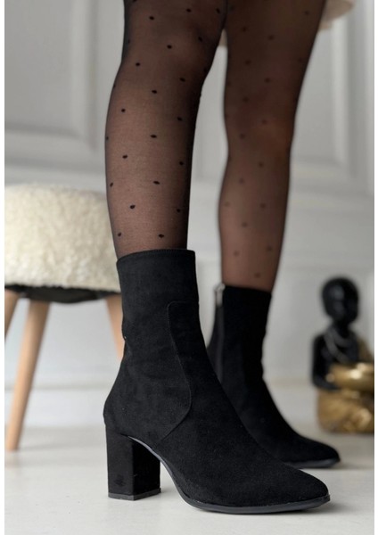 Noort Siyah Süet Topuklu Bot fiyatları