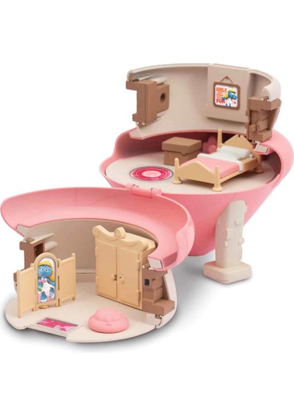 Smurf Magic Key Şirinler Evi ve Figür Oyun Seti