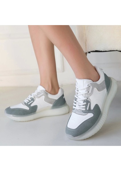 Ojxa Yeşil Süet Bağcıklı Spor Ayakkabı fırsatları