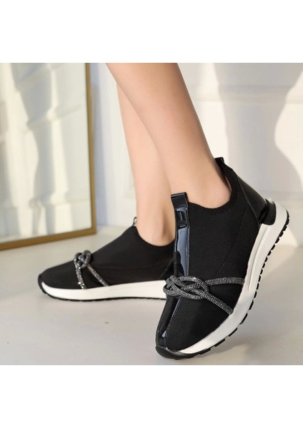 Jelti Siyah Streç Spor Ayakkabı fırsatları