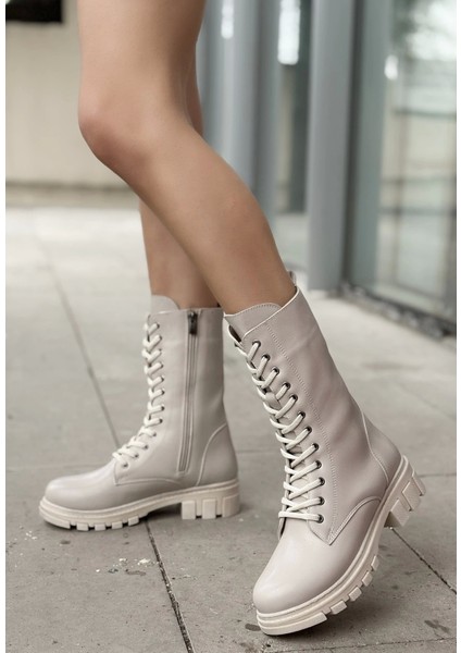 Nabah Bej Cilt Bağcıklı Bot fiyatları