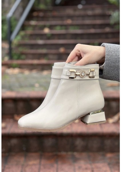 Terci Bej Cilt Topuklu Bot fiyatları