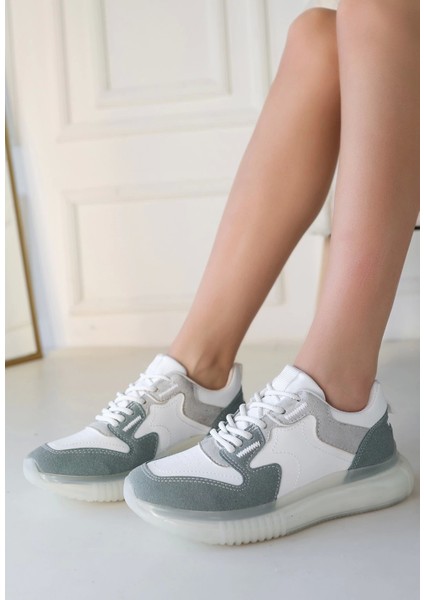 Ojxa Yeşil Süet Bağcıklı Spor Ayakkabı fiyatları